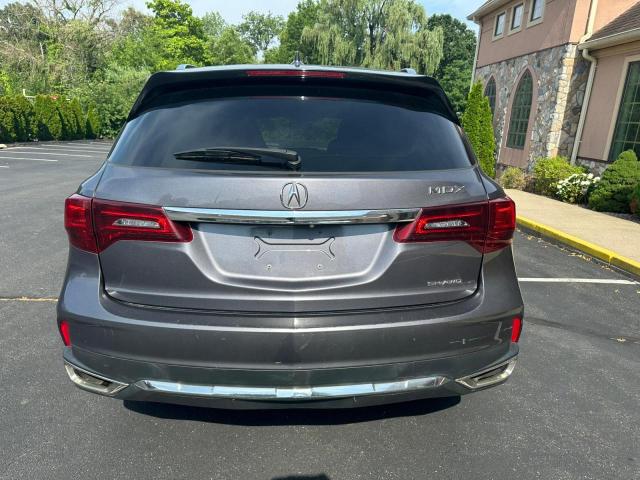 5J8YD4H53JL020565 - 2018 ACURA MDX TECHNOLOGY Gris foto 6