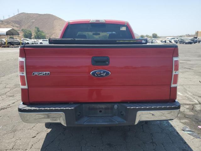 1FTRW12859KB52355 - 2009 FORD F150 SUPERCREW RED photo 6