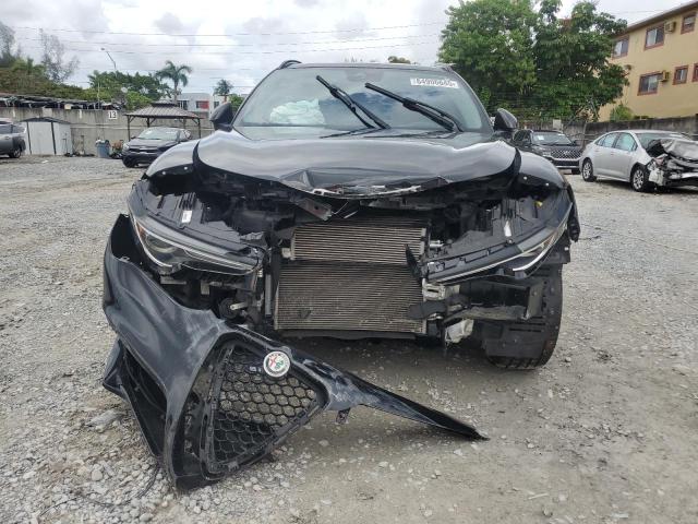 ZASPAKBN0M7D20696 - 2021 ALFA ROMEO STELVIO TI შავი ფოტო 5