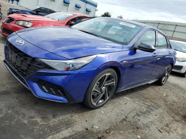 KMHLR4AFXPU566064 - 2023 HYUNDAI ELANTRA N LINE BLUE photo 1