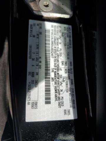 1FMCU9J96DUB52457 - 2013 FORD ESCAPE TITANIUM BLACK photo 13