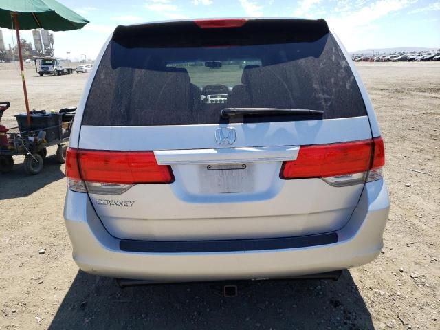 5FNRL3H23AB111859 - 2010 HONDA ODYSSEY LX SILVER photo 6