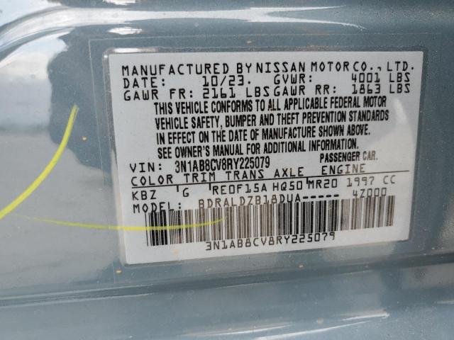 3N1AB8CV8RY225079 - 2024 NISSAN SENTRA SV TEAL photo 12