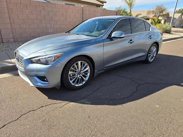 JN1EV7AR3JM441650 - 2018 INFINITI Q50 LUXE GRAY photo 2