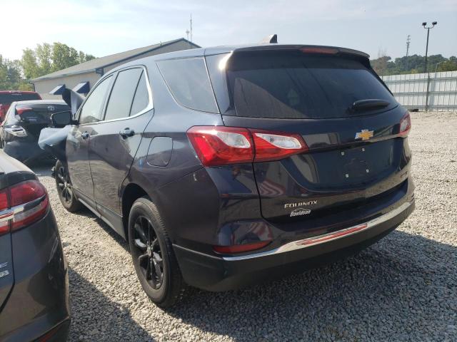 3GNAXUEV2KL106040 - 2019 CHEVROLET EQUINOX LT BLUE photo 2