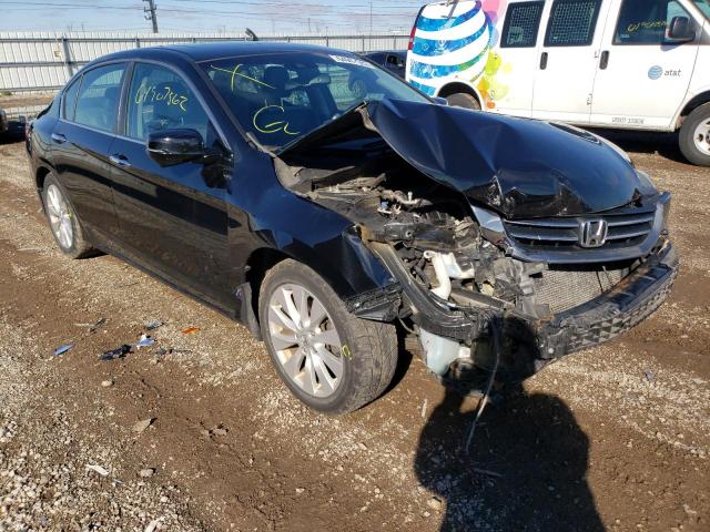 1HGCR2F84DA160136 - 2013 HONDA ACCORD EXL BLACK photo 1