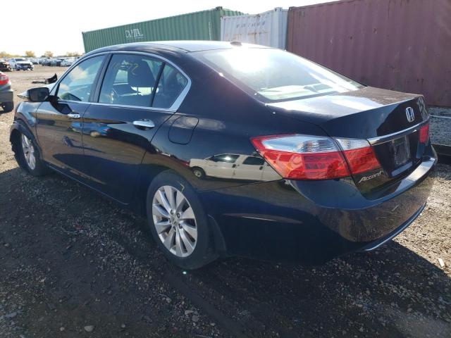 1HGCR2F84DA160136 - 2013 HONDA ACCORD EXL BLACK photo 3