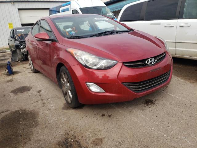 KMHDH4AE2DU576503 - 2013 HYUNDAI ELANTRA GLS RED photo 1