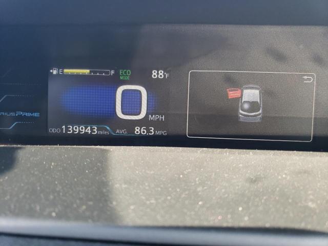 JTDKARFP3K3105535 - 2019 TOYOTA PRIUS PRIM ვერცხლისფერი ფოტო 9