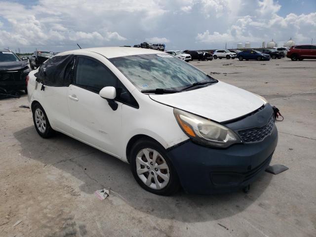 KNADM4A32F6467185 - 2015 KIA RIO LX WHITE photo 4