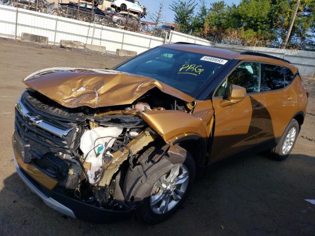 3GNKBGRSXKS602777 - 2019 CHEVROLET BLAZER 2LT GOLD photo 1