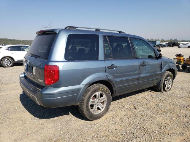 5FNYF18695B029974 - 2005 HONDA PILOT EXL BLUE photo 3