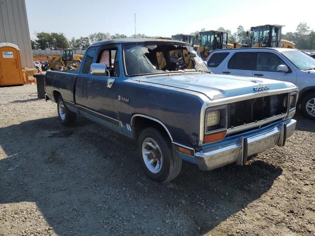 3B7GE13Y2LM049256 - 1990 DODGE D-SERIES D150 BLUE photo 4