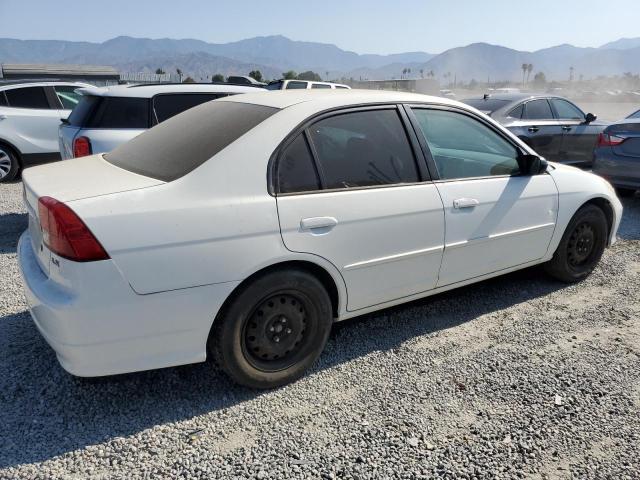 2HGES165X5H510983 - 2005 HONDA CIVIC LX WHITE photo 3