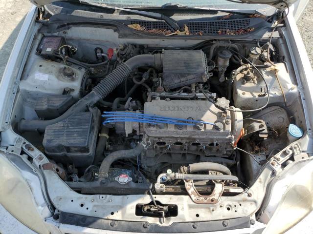 2HGEJ6325YH102387 - 2000 HONDA CIVIC CX SILVER photo 11