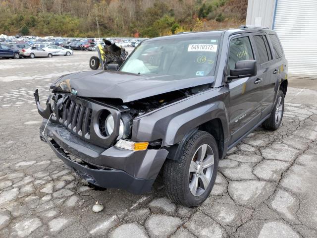 1C4NJRFB2GD751118 - 2016 JEEP PATRIOT LATITUDE GRAY photo 2