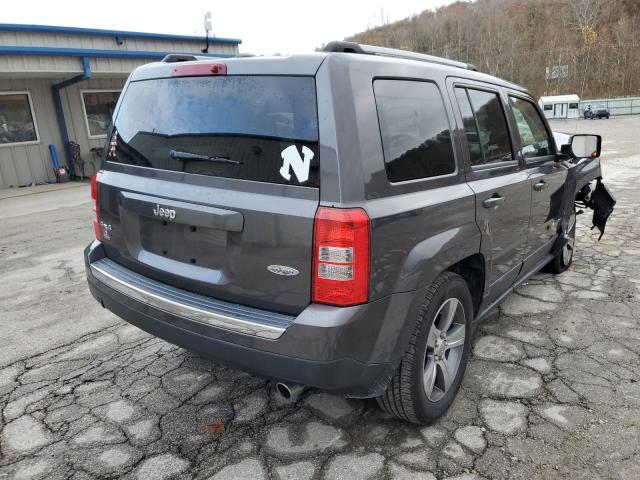 1C4NJRFB2GD751118 - 2016 JEEP PATRIOT LATITUDE GRAY photo 4