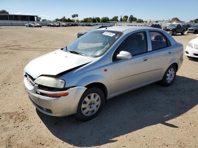 KL1TJ52644B260315 - 2004 CHEVROLET AVEO LS SILVER photo 1