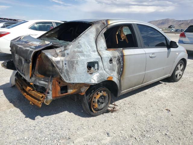 KL1TD56638B019157 - 2008 CHEVROLET AVEO BASE SILVER photo 3