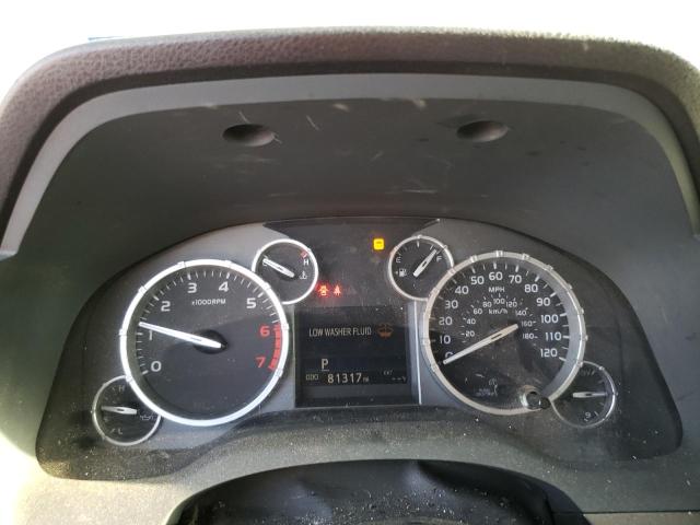 5TFRM5F16HX119487 - 2017 TOYOTA TUNDRA DOUBLE CAB SR/SR5 GRAY photo 9