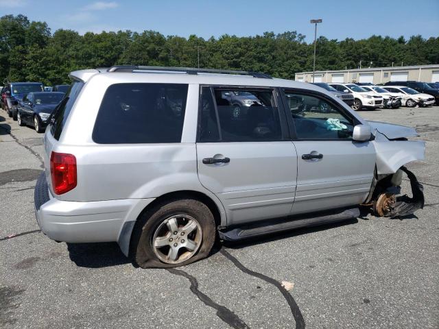 2HKYF185X4H582124 - 2004 HONDA PILOT EXL SILVER photo 3