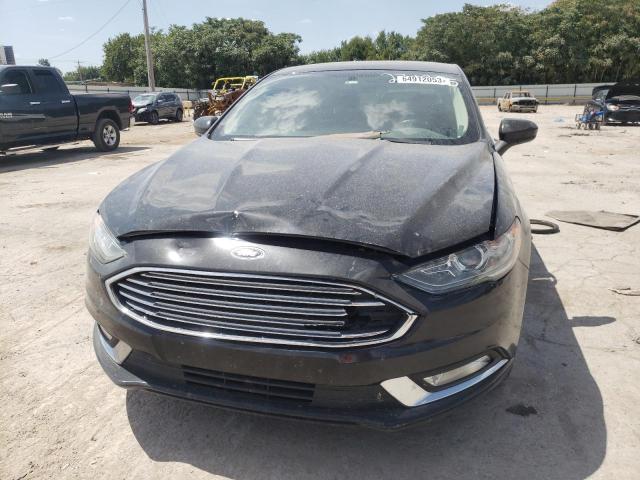 3FA6P0LU2JR231705 - 2018 FORD FUSION SE HYBRID BLACK photo 5