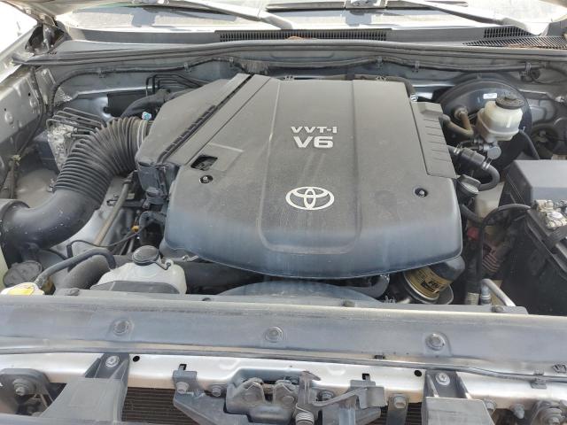 5TFJU4GN7BX009628 - 2011 TOYOTA TACOMA DOUBLE CAB PRERUNNER SILVER photo 11