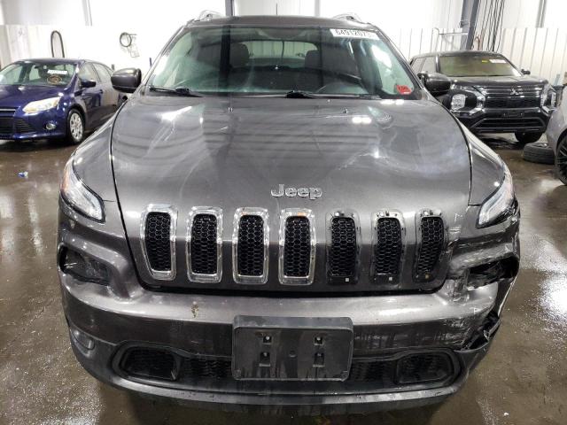 1C4PJLCB4HW508040 - 2017 JEEP CHEROKEE LATITUDE GRAY photo 5