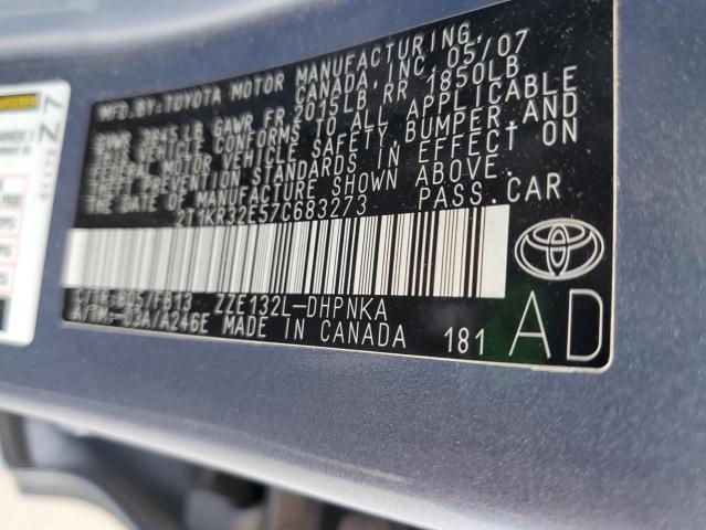 2T1KR32E57C683273 - 2007 TOYOTA MATRIX XR 青绿色 照片 12