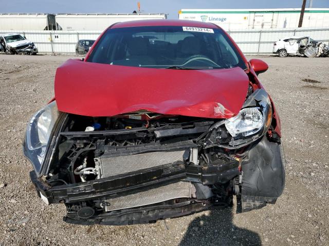 KNADN4A37C6077143 - 2012 KIA RIO EX RED photo 5