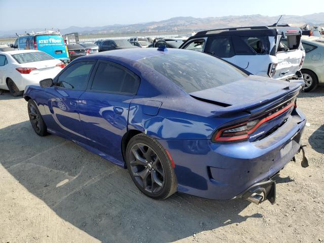 2C3CDXHG1KH680991 - 2019 DODGE CHARGER GT BLUE photo 2