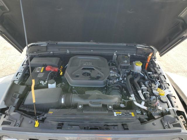 1C4JJXP6XMW734698 - 2021 JEEP WRANGLER U SAHARA 4XE GRAY photo 11