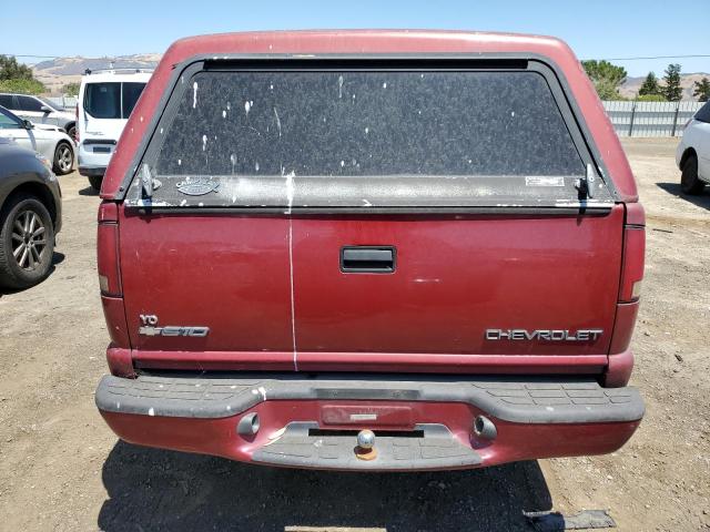 1GCCS19W718254859 - 2001 CHEVROLET S TRUCK S10 BURGUNDY photo 6