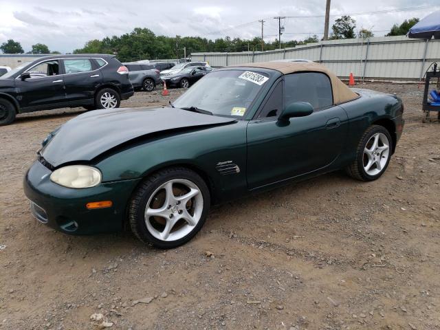 JM1NB353620221710 - 2002 MAZDA MX-5 MIATA BASE GREEN photo 1