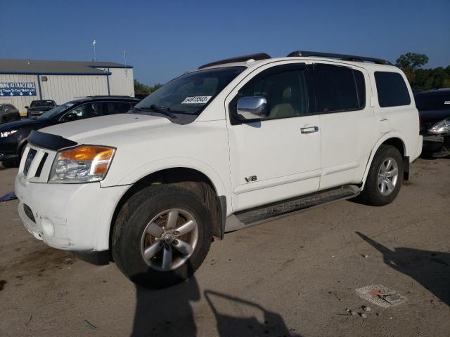 5N1BA08D08N625490 - 2008 NISSAN ARMADA SE WHITE photo 1