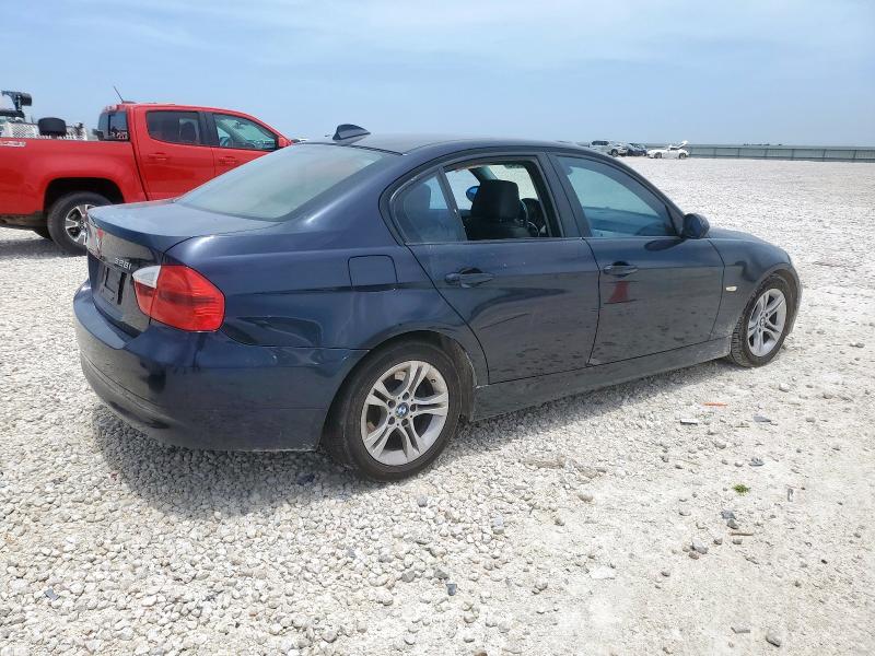 WBAVA33528K055963 - 2008 BMW 3 SERIES I ლურჯი ფოტო 3