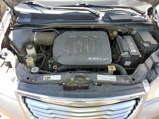 2C4RC1BGXDR554964 - 2013 CHRYSLER TOWN & COU TOURING SILVER photo 11