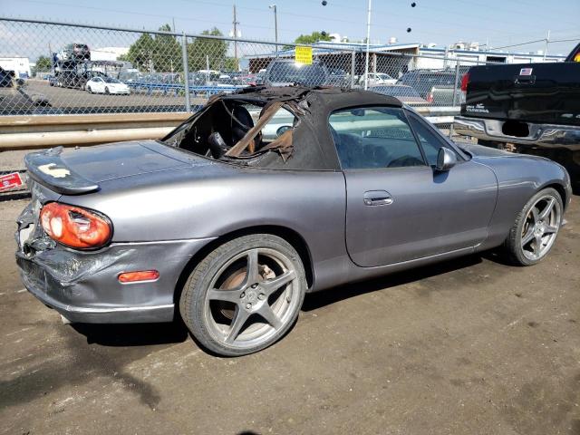 JM1NB354440409914 - 2004 MAZDA MX-5 MIATA SPEED GRAY photo 3