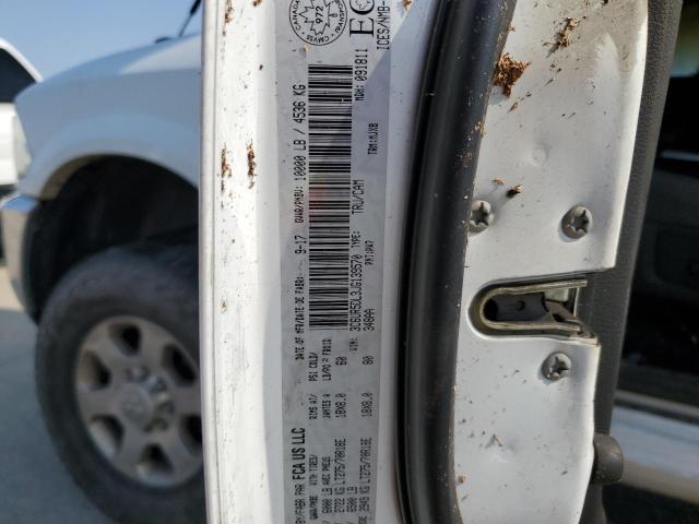 3C6UR5DL3JG139570 - 2018 RAM 2500 SLT თეთრი ფოტო 12