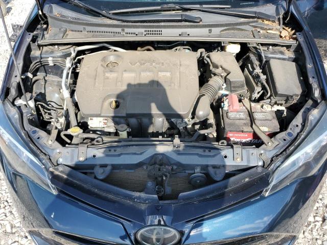 2T1BURHEXHC768359 - 2017 TOYOTA COROLLA L BLUE photo 11