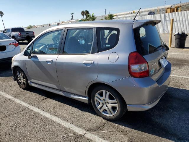 JHMGD38608S063773 - 2008 HONDA FIT SPORT GRAY photo 2