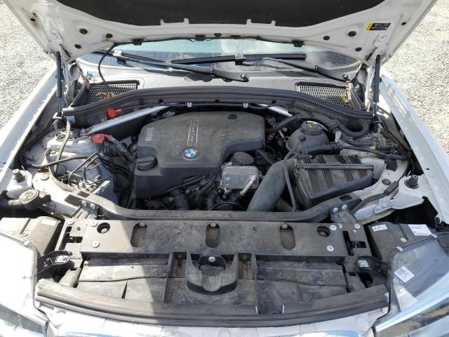 5UXWX9C53H0T09005 - 2017 BMW X3 XDRIVE28I WHITE photo 11