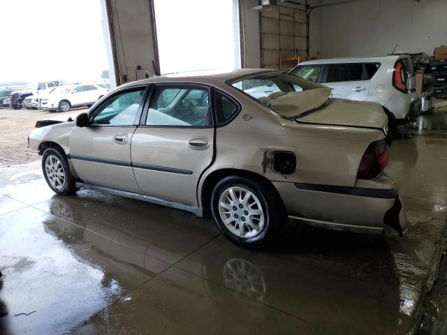 2G1WF52E839222836 - 2003 CHEVROLET IMPALA GOLD photo 2