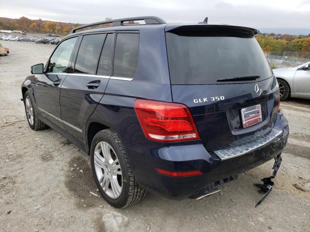 WDCGG8JB9DF993696 - 2013 MERCEDES-BENZ GLK 350 4MATIC BLUE photo 3