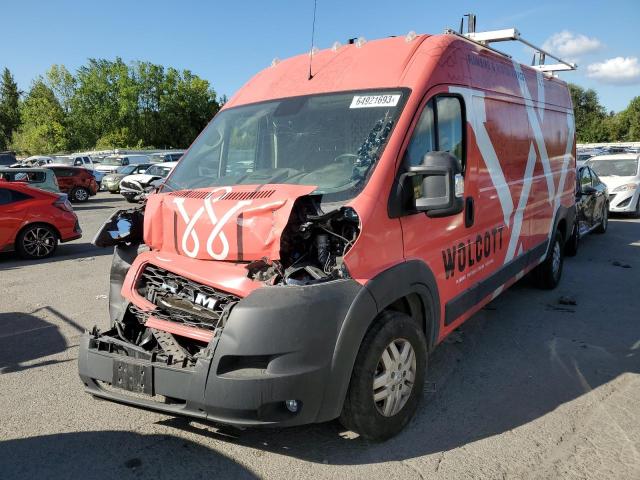 3C6LRVDG1ME566258 - 2021 RAM PROMASTER 2500 HIGH წითელი ფოტო 1
