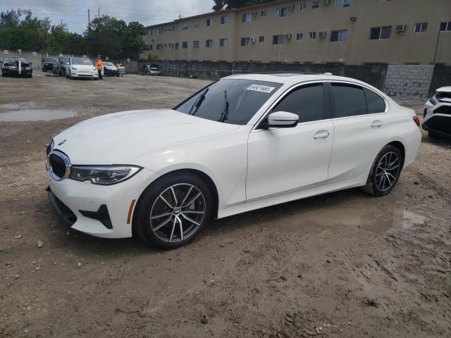 3MW5R1J06L8B04662 - 2020 BMW 330I WHITE photo 1