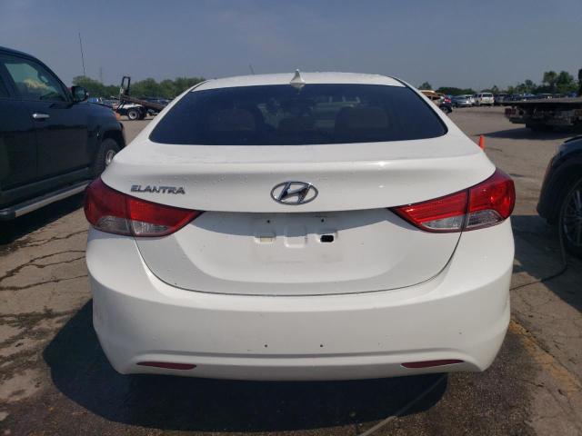 5NPDH4AE9BH004341 - 2011 HYUNDAI ELANTRA GLS WHITE photo 6