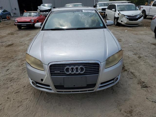 WAUDF78E57A201290 - 2007 AUDI A4 2.0T QUATTRO SILVER photo 5