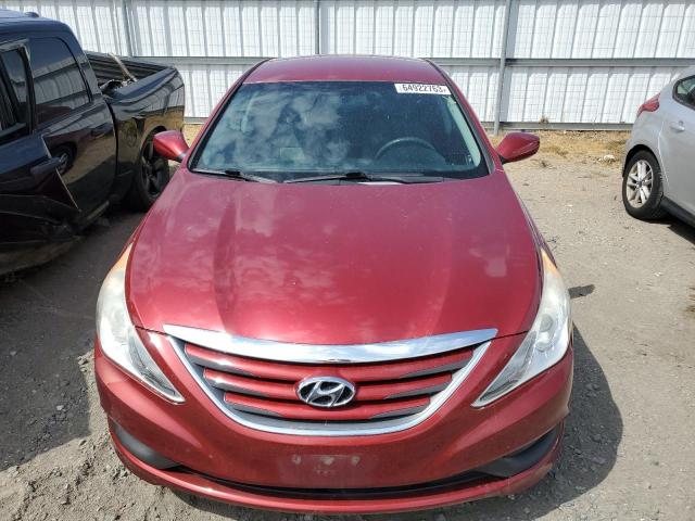 5NPEB4AC3EH843216 - 2014 HYUNDAI SONATA GLS RED photo 5