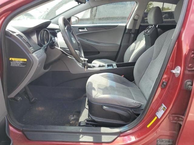 5NPEB4AC3EH843216 - 2014 HYUNDAI SONATA GLS RED photo 7